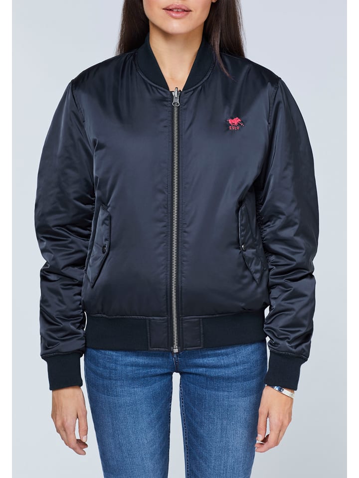Polo Sylt Bomberjacke in Dunkelblau/ Pink günstig kaufen