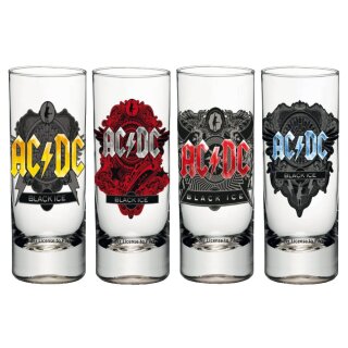 AC/DC Schnapsgläser Black Ice (4)