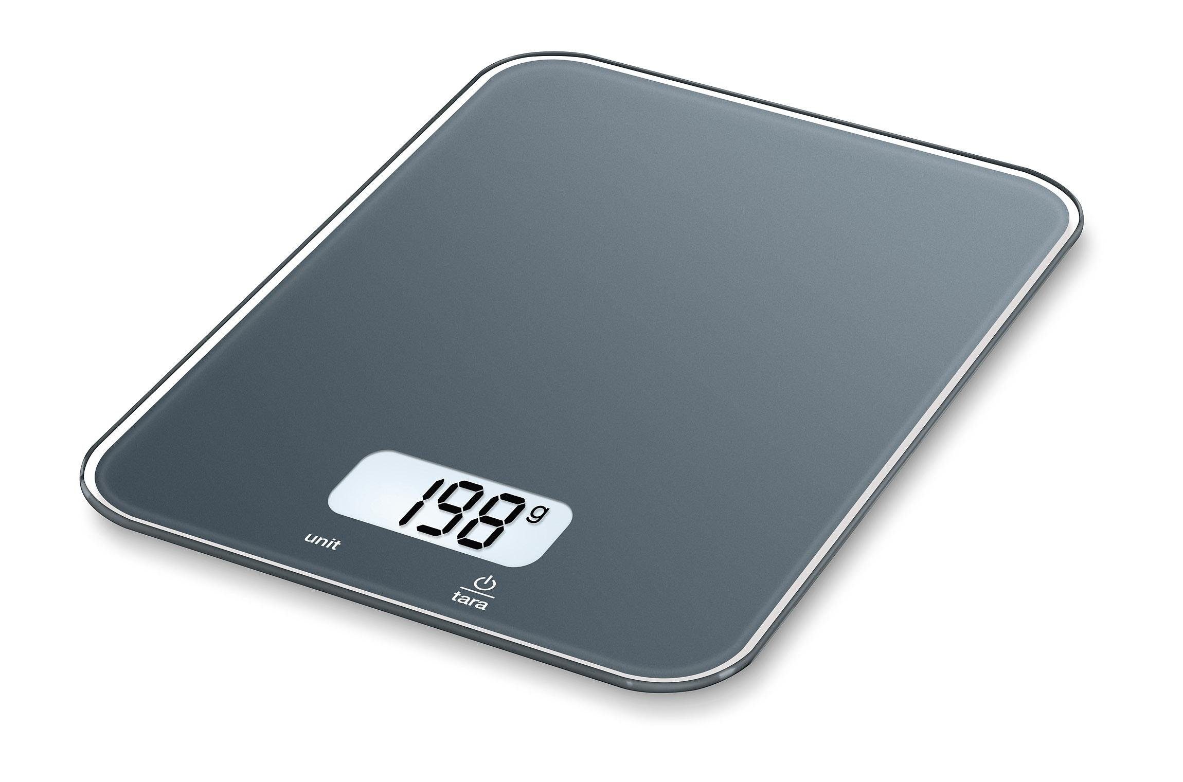 BEURER Küchenwaage KS 19 ex, 5 kg Tragkraft, 1 g Einteilung, Mit Flüssigkeitsanzeige