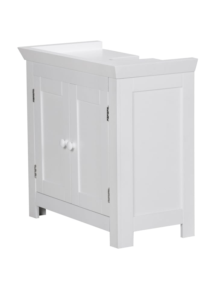 KADIMA DESIGN Waschbeckenunterschrank | Weiß, 57cm, 2 Türen günstig kaufen onesize