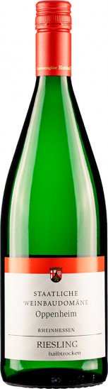 2022 Riesling halbtrocken 1,0 L - Staatliche Weinbaudomäne Oppenheim