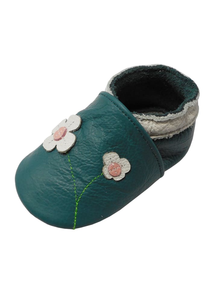 Yalion Leder-Krabbelschuhe 