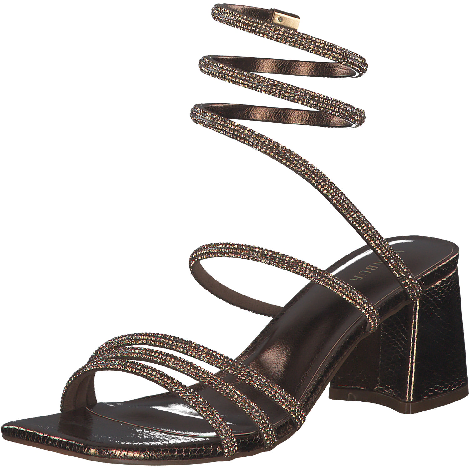 Menbur 23790, Plateau-Sandaletten, Damen, bronze