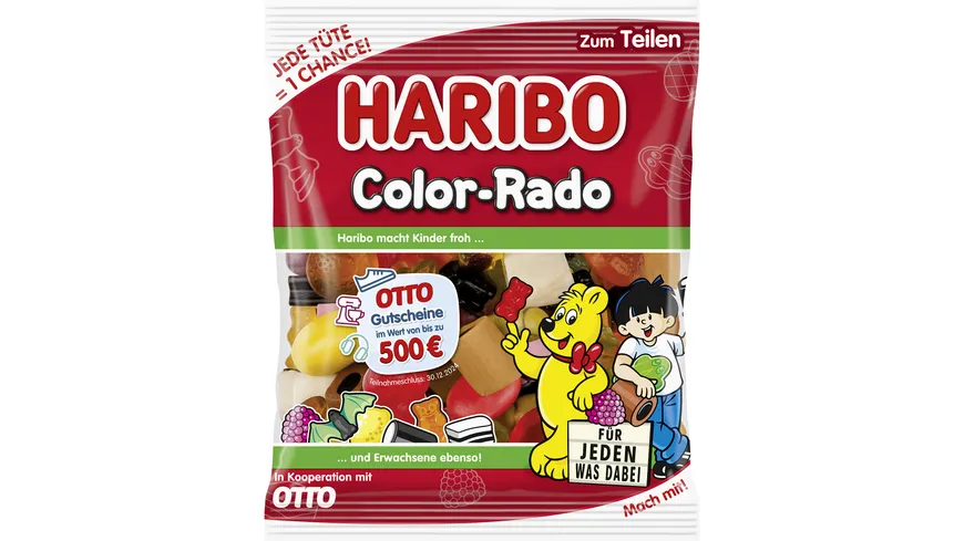 Haribo Mischung mit Lakritz Color-Rado 175 g