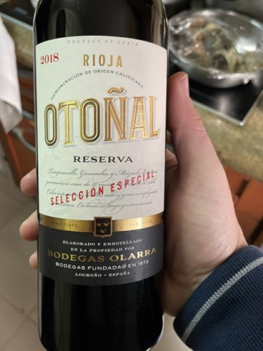 Bodegas OlarraOtoñal Reserva Seleccion Especial Tinto 2019
