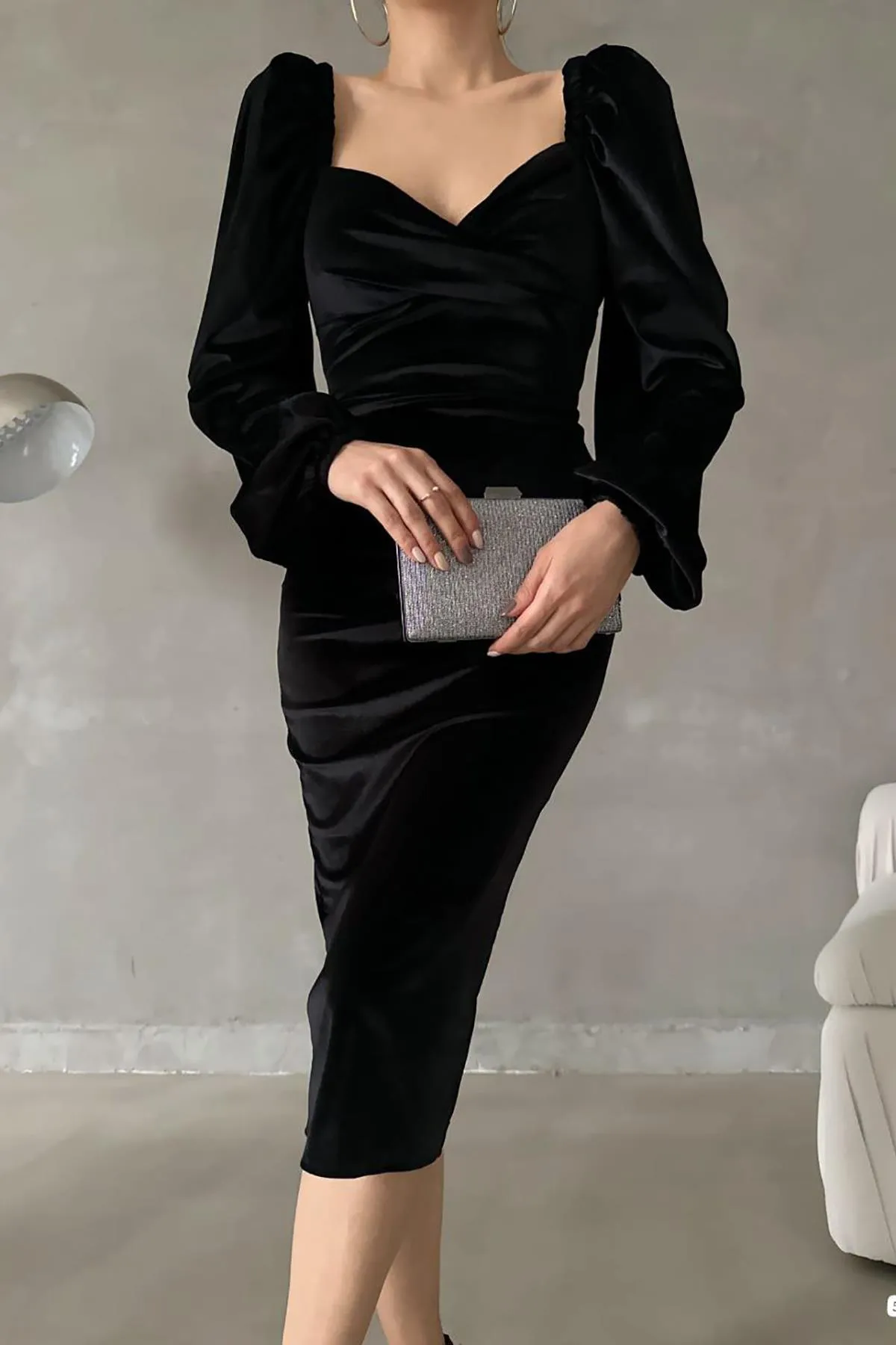 Deafox  Kleid - Schwarz - A-Linie