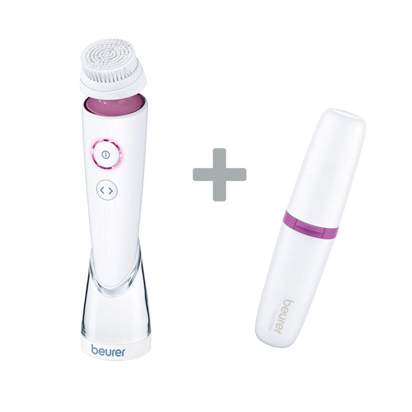 Beurer Gesichtsbürste FC 95 Pureo Deep Cleansing & HL 16 Gesichtsrasierer-Doppelte Pflege für Ihr Gesicht