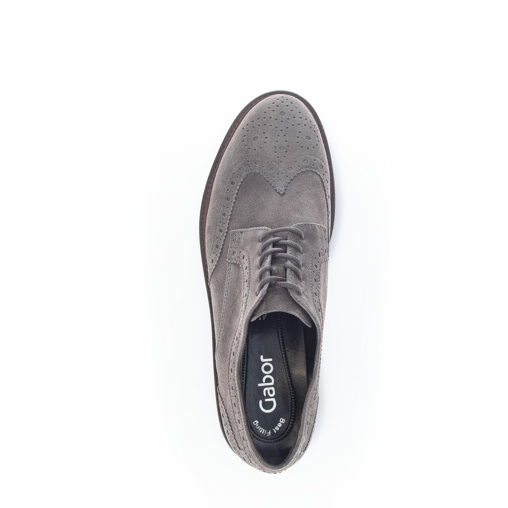 Gabor fashion Schnürschuh grau