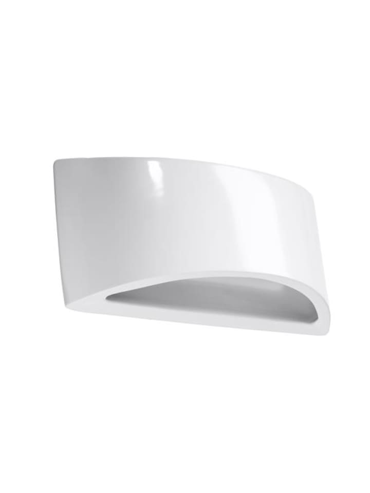 Nice Lamps Wandleuchte, lackiert VIXEN weiß glänzend (L)31,5cm (B)9,5cm (H)14,5cm günstig kaufen onesize
