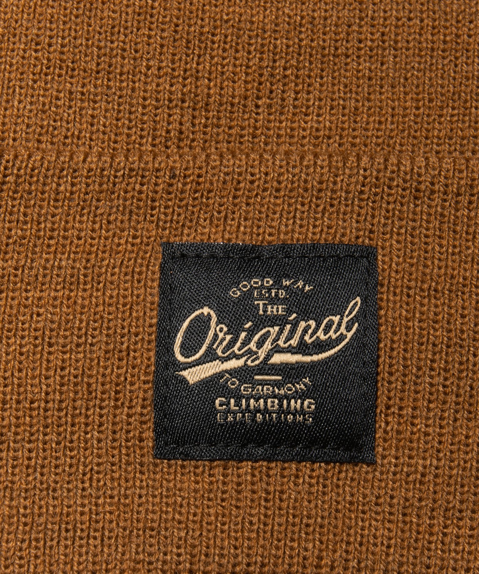 Bonnet homme uni contenant du polyester recyclé marron clair | GEMO