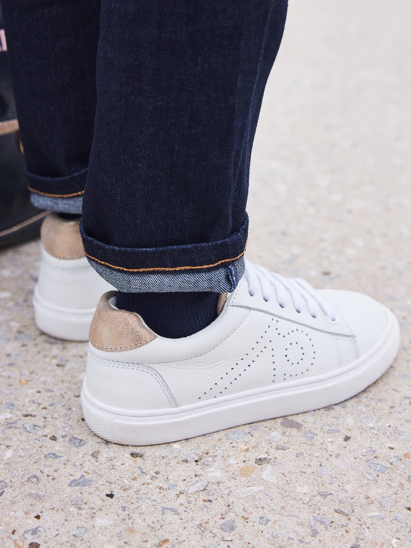 Vertbaudet Kinder Sneakers - weiß