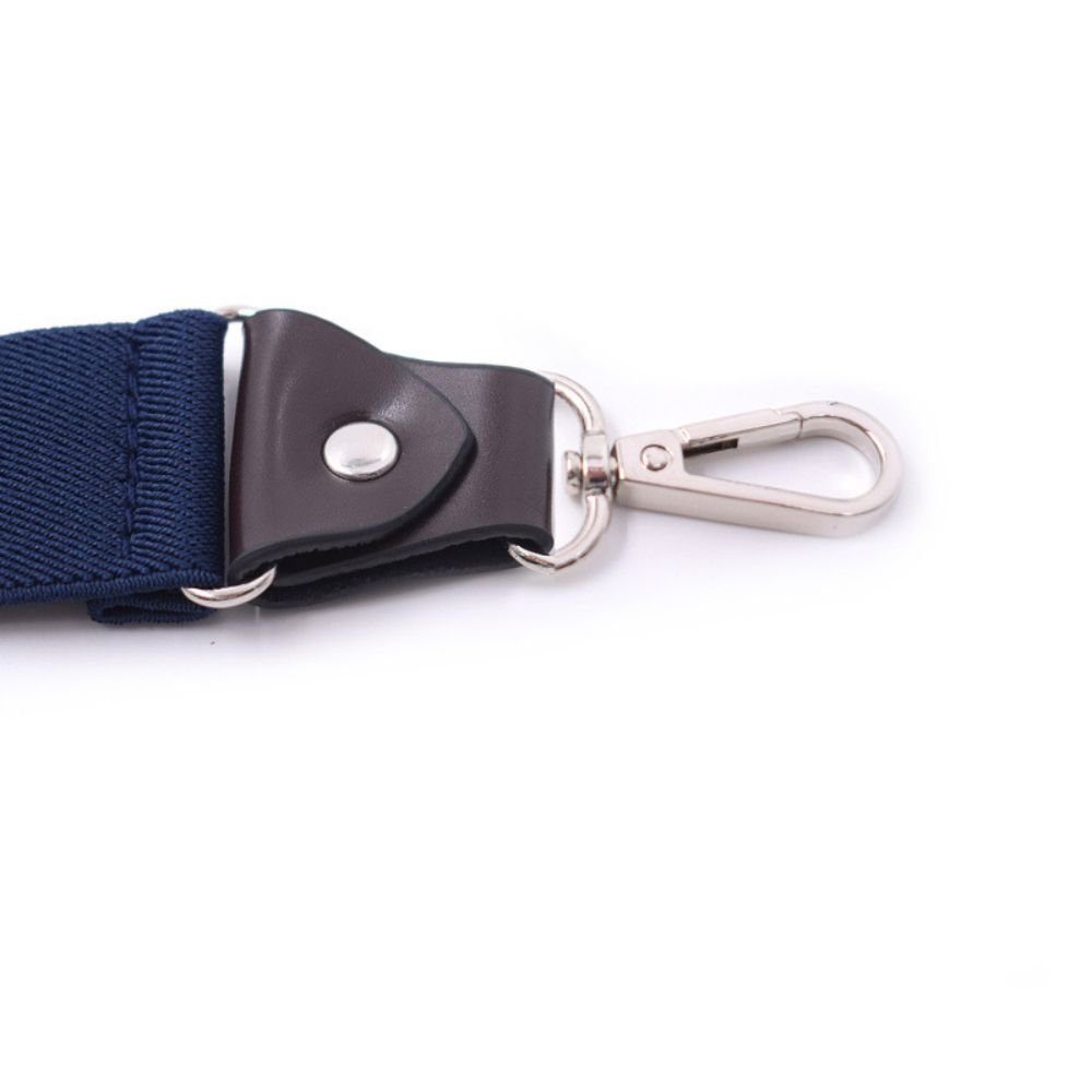 SCOSPORT Hosenträger Herren Durable Elastic Verstellbare Hosenträger (4 Starken Haken, 1-St., Polyesterseide mit Gummibändern) Verschiedenen Farben