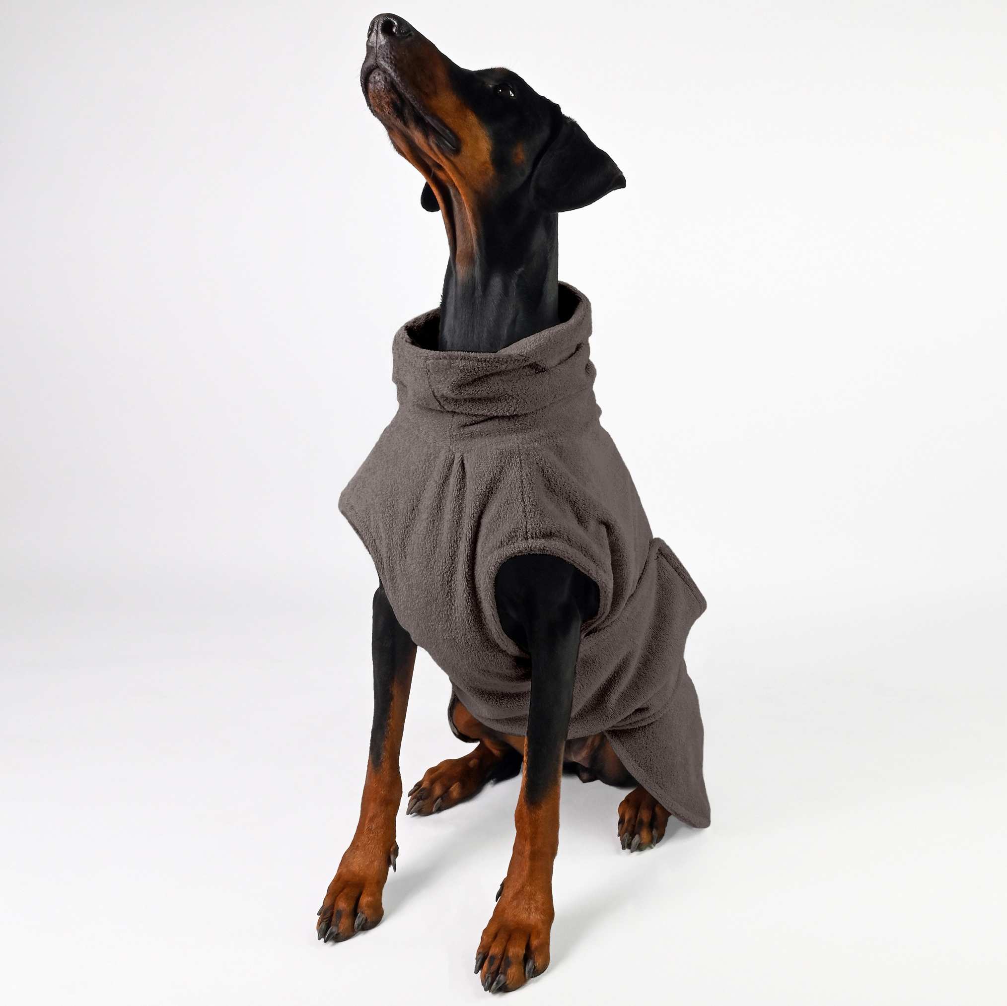 THE DOG IDEA Hundemäntel THE DOG IDEA Bademantel Every Taupe XXS