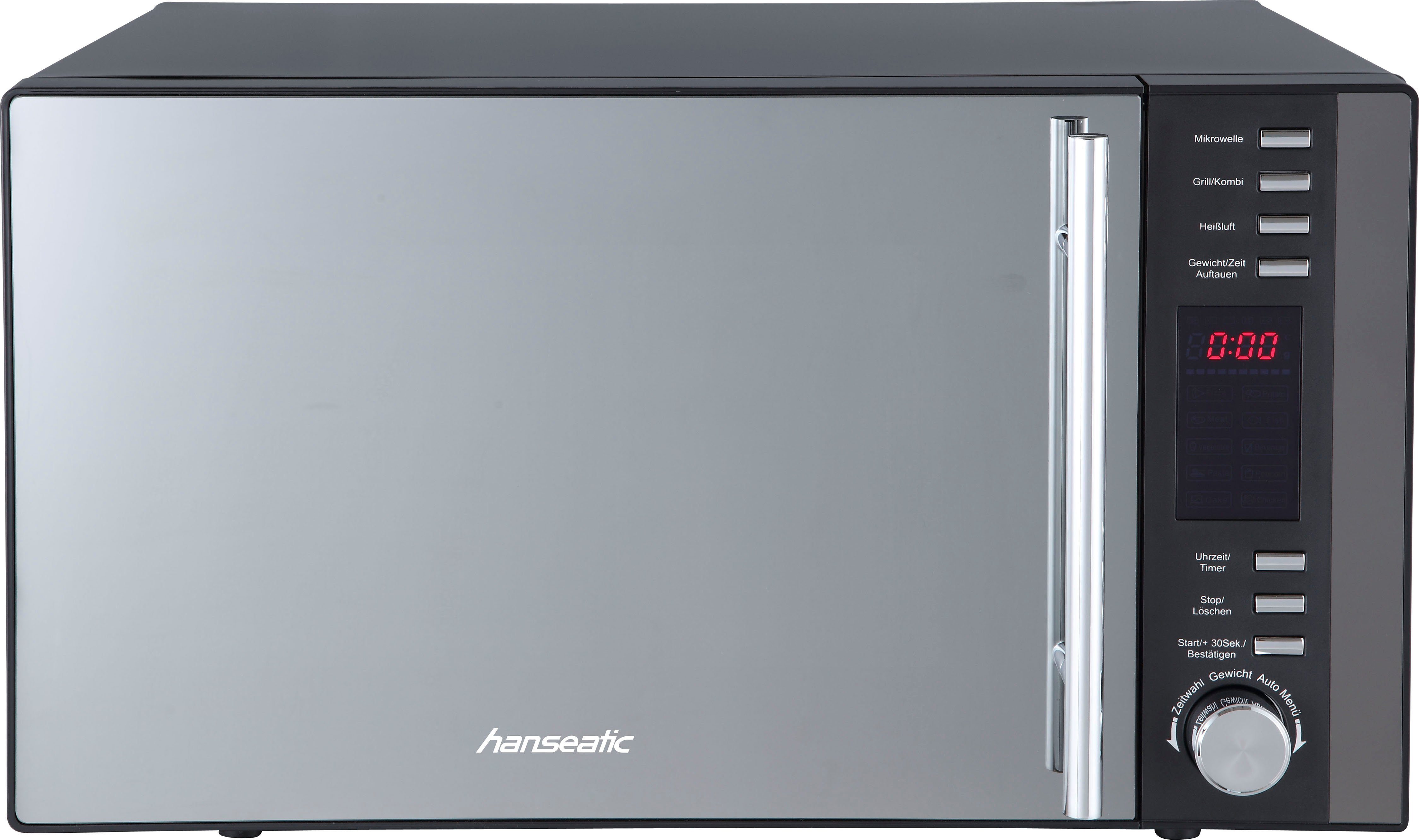 Hanseatic Mikrowelle AC925EBL, Grill, Heißluft, Mikrowelle, 25 l