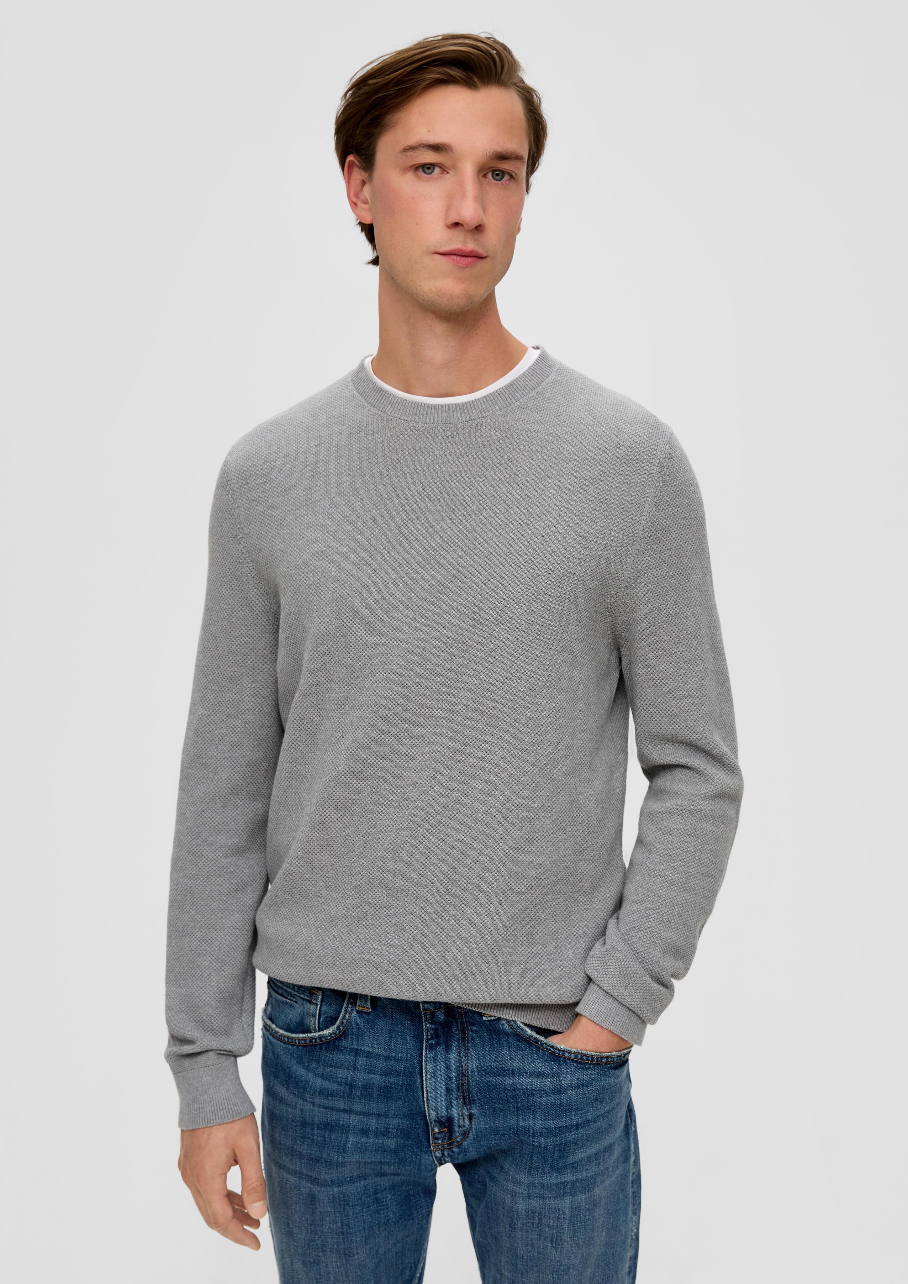 Feinstrickpullover aus Baumwolle  2133816-9700