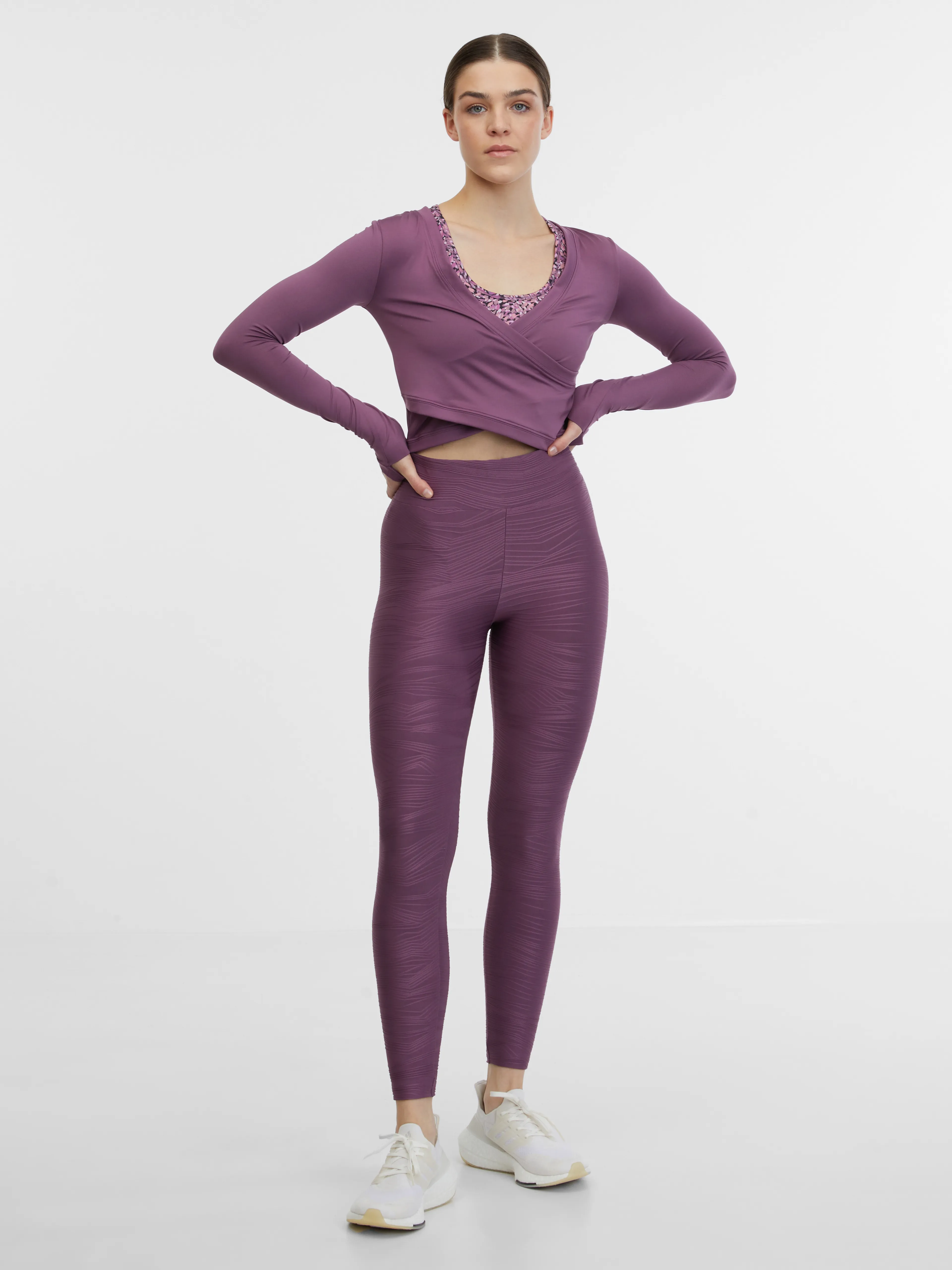 Lila Damen-Sport-Top ORSAY