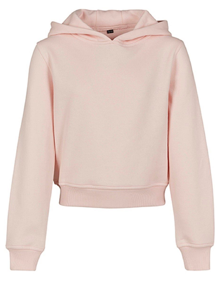 Build Your Brand Kapuzensweatshirt modischer bauchfreier Kapuzen Hoody / Cropped Sweatshirt für Mädchen bauchfrei Kapuzen-Sweater