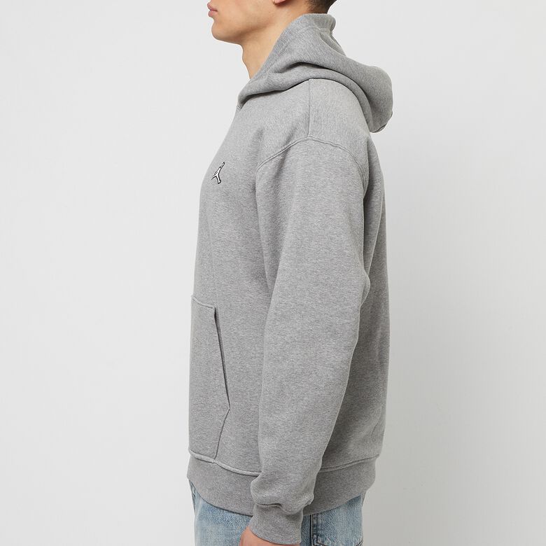 JORDAN Essential Fleece Pullover carbon heather/white