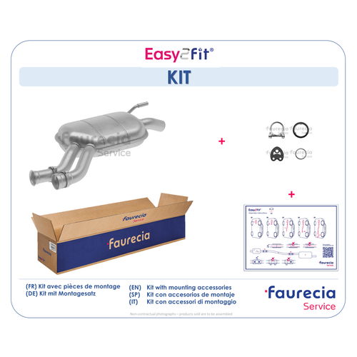 FAURECIA MITTELSCHALLDAEMPFER FS50019 - ATU