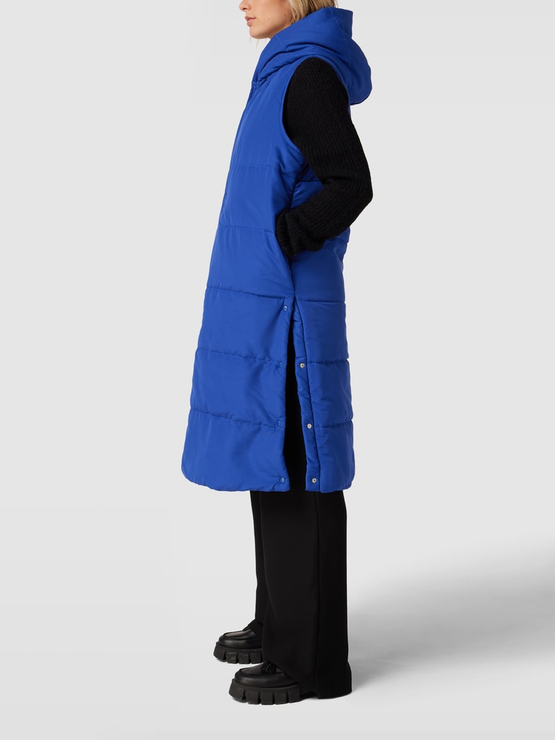 Weste mit seitlichen Eingrifftaschen in royalblau