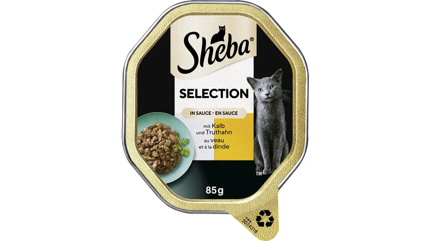 SHEBA® Schale Selection in Sauce mit Kalbshäppchen 85g 85 g