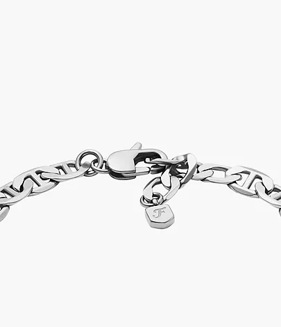 Fossil Gliederarmband Heritage Anchor Chains Edelstahl