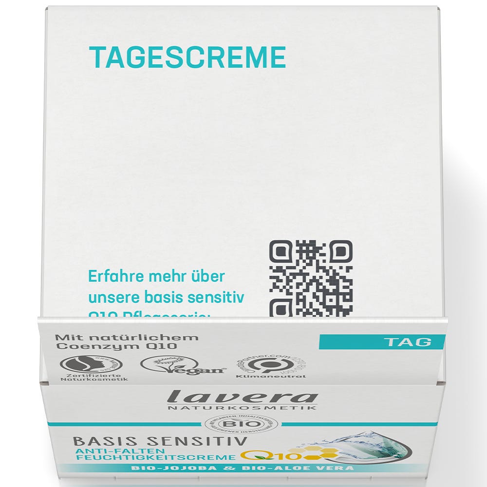 Lavera Basis Sensitiv Antifalten Feuchtigkeitscreme Q10 50 ml