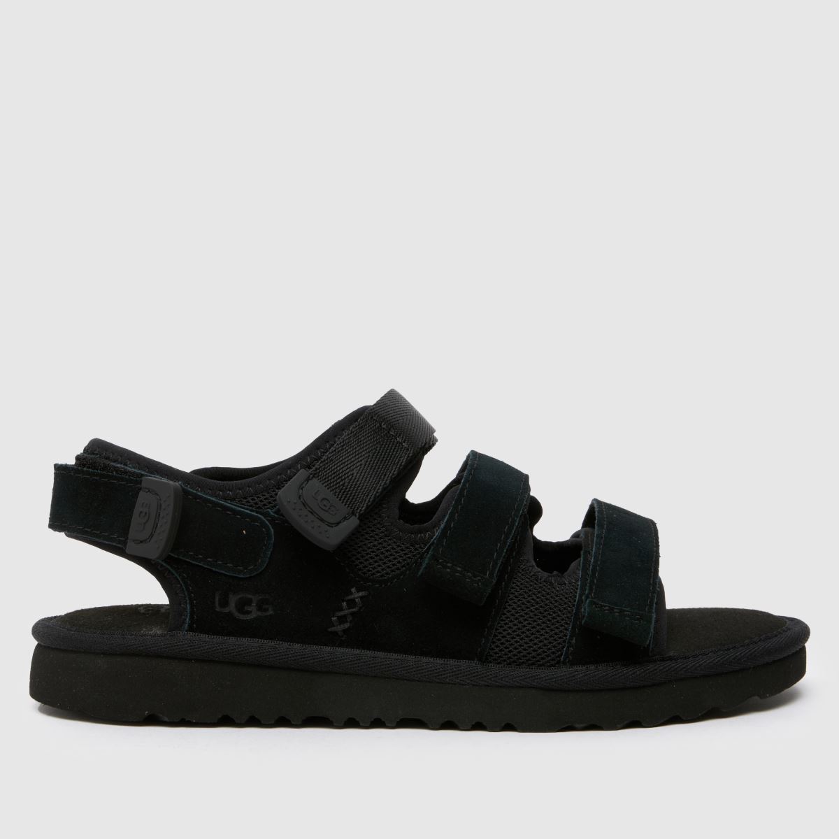 UGG svarta Goldencoast sandaler med flera remmar för ungdomar
