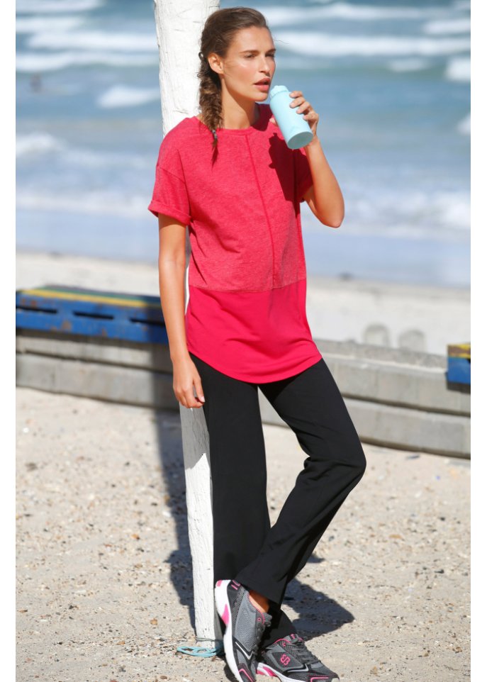 Jersey-Hose mit weitem Bein