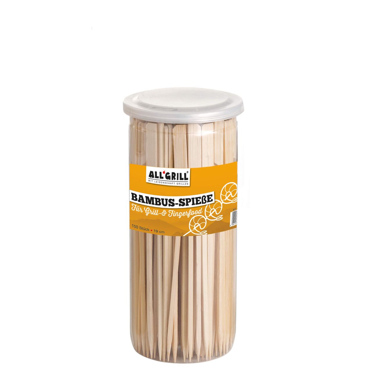 PaellaWorld International Paella World 150 Stück Bambusspieße, Länge 19 cm