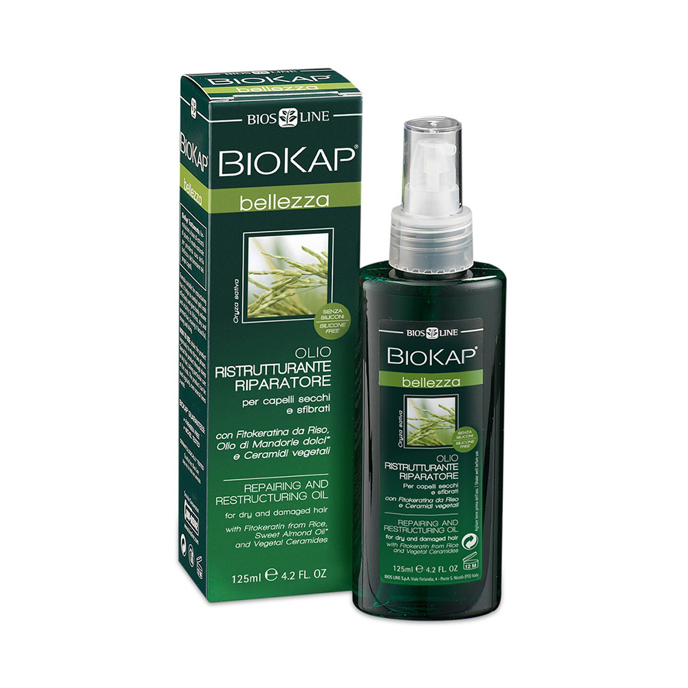 biokap HUILE RESTRUCTURANTE RÉPARATRICE HUILE BIPHASIQUE SANS RINÇAGE CHEVEUX SECS ET CASSANTS