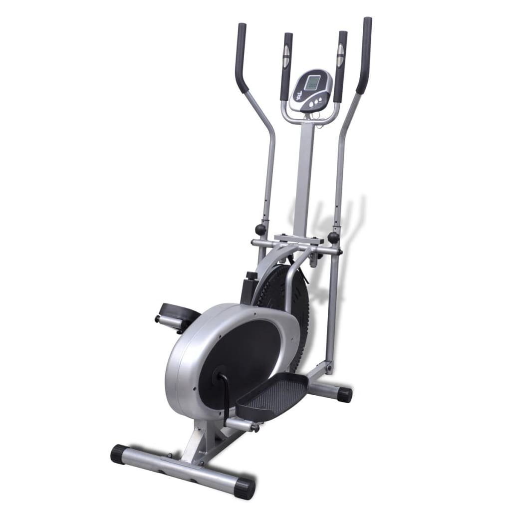 vidaXL Crosstrainer Orbitrac Ellipsentrainer Heimtrainer 4 Griffe Pulsmessung