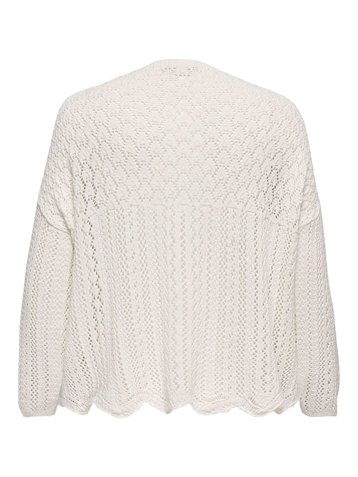 ONLY Carmakoma Cardigan in Creme günstig kaufen