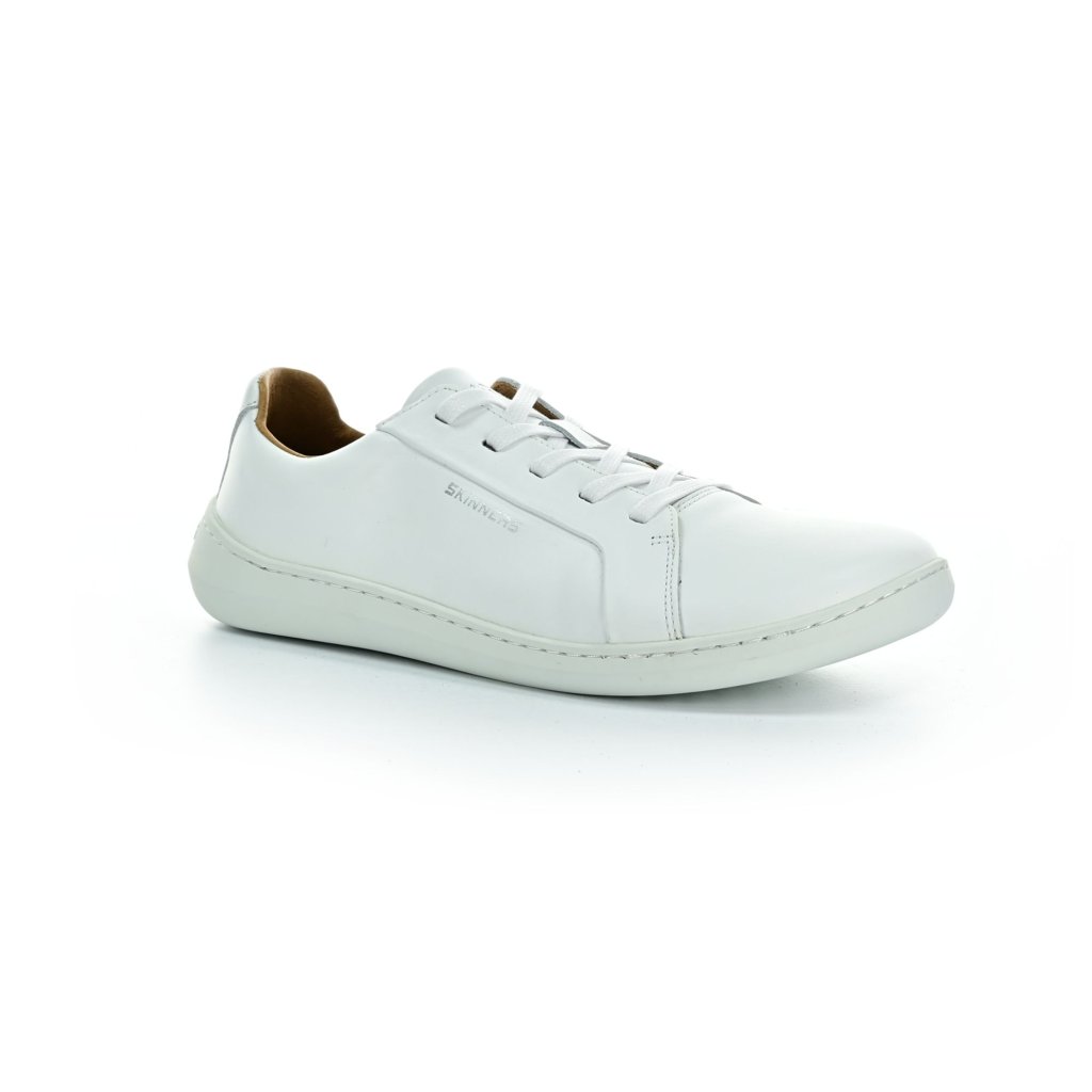 Skinners Moonwalker Leather White Barfußschuhe
