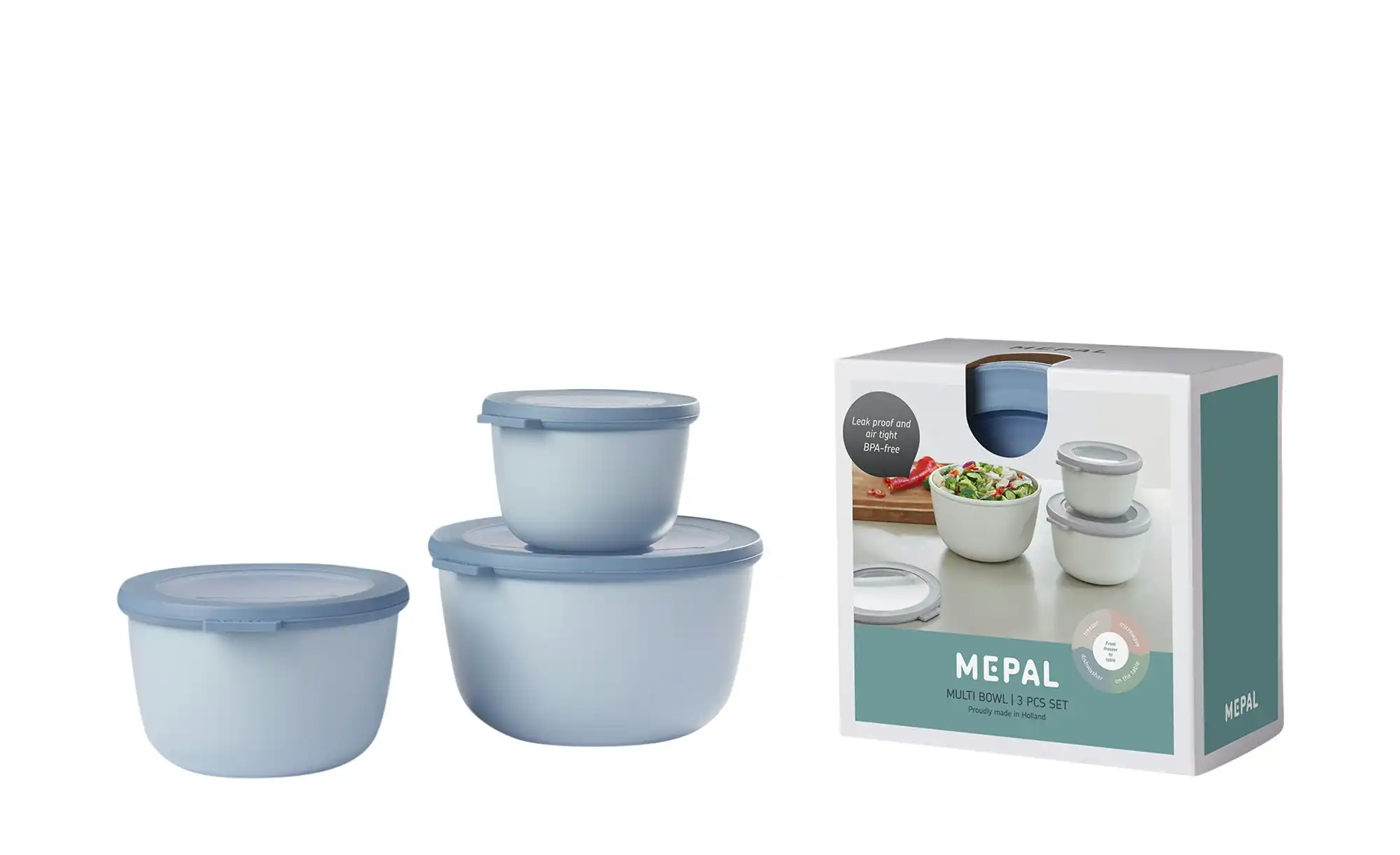 Mepal Multischüssel-Set, 3-teilig Cirqula