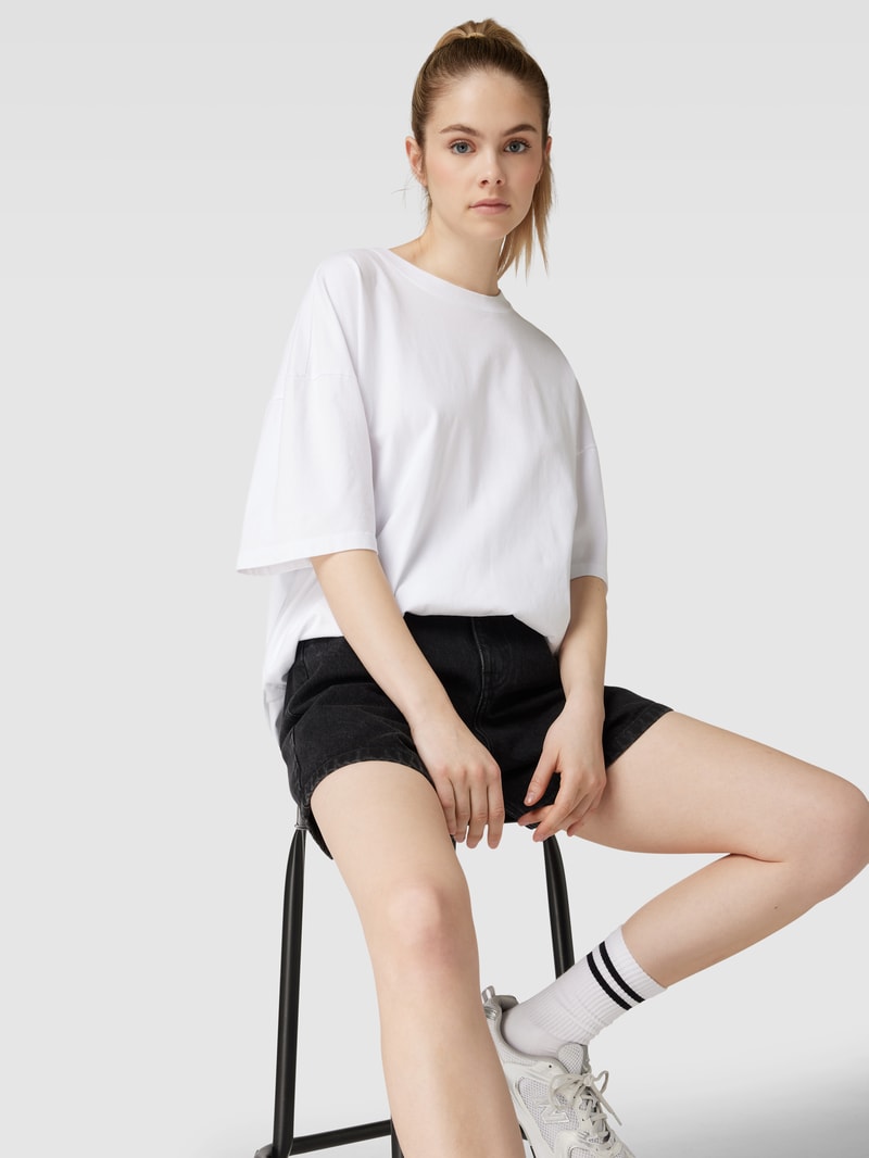 Jeansshorts mit Bundfalten - Get up the Movie x P&C in schwarz
