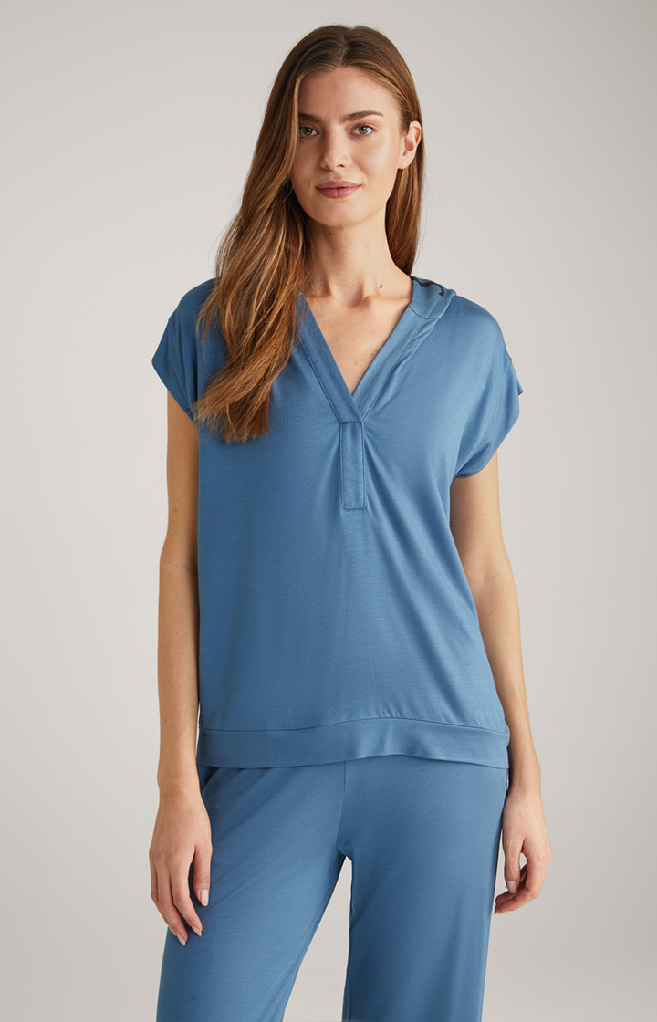 Loungewear Shirt in Ocean Blue