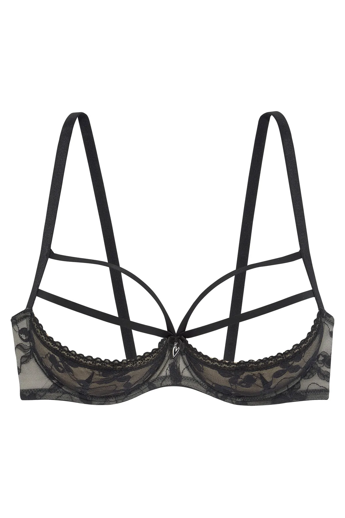 PETITE FLEUR GOLD  BH - Schwarz - Unifarben