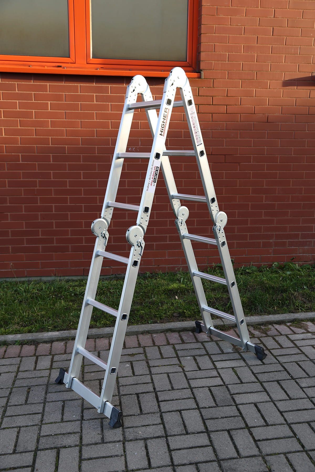 Venta-gr. Gelenkleiter Mehrzweckleiter 4x3, Gelenkeleiter, Aluleiter, Haushaltsleiter