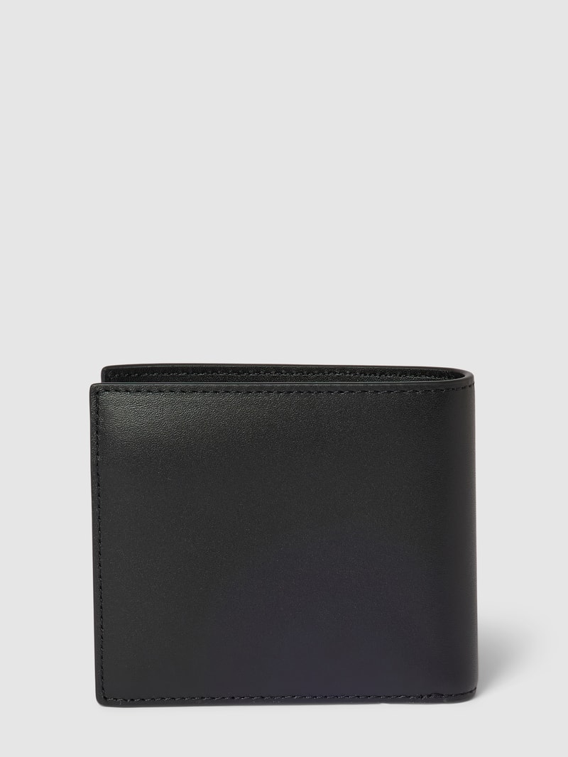 Portemonnaie aus echtem Leder Modell 'BILLFORD' in schwarz