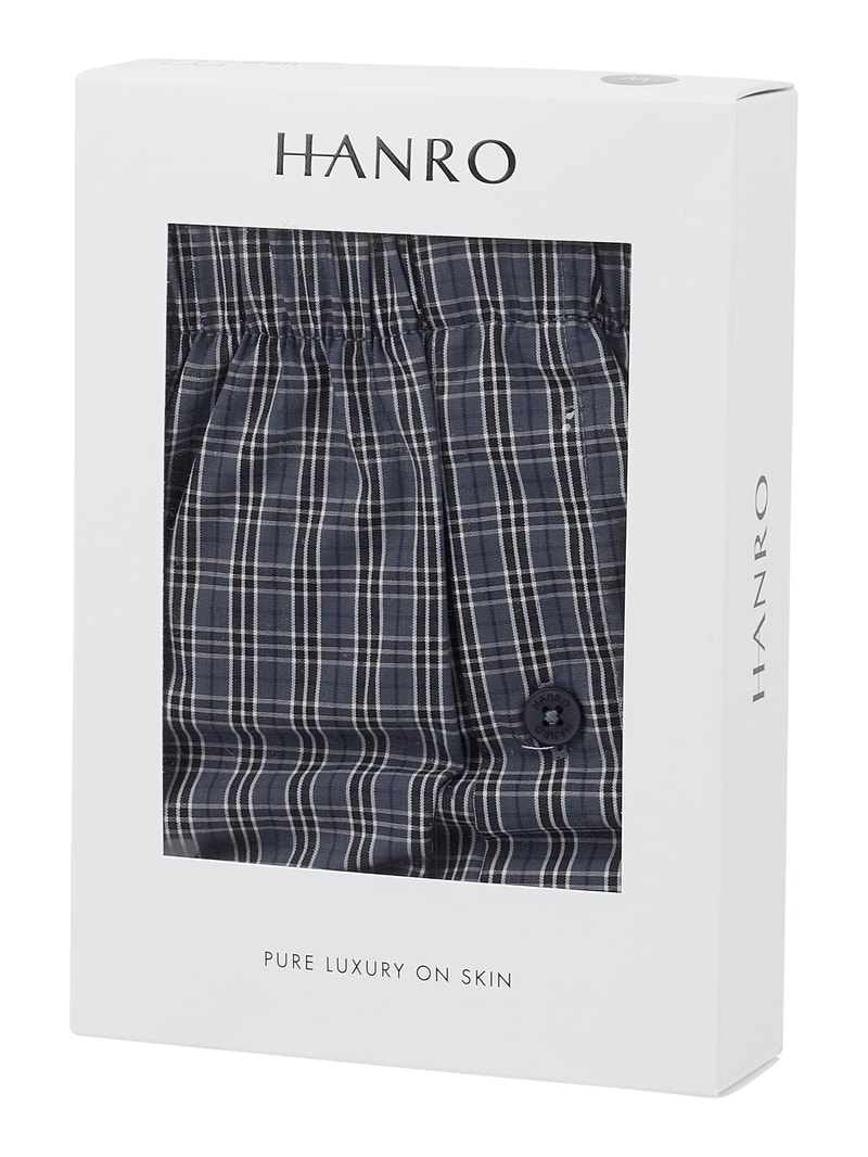Boxershorts aus Baumwolle in dunkelgrau