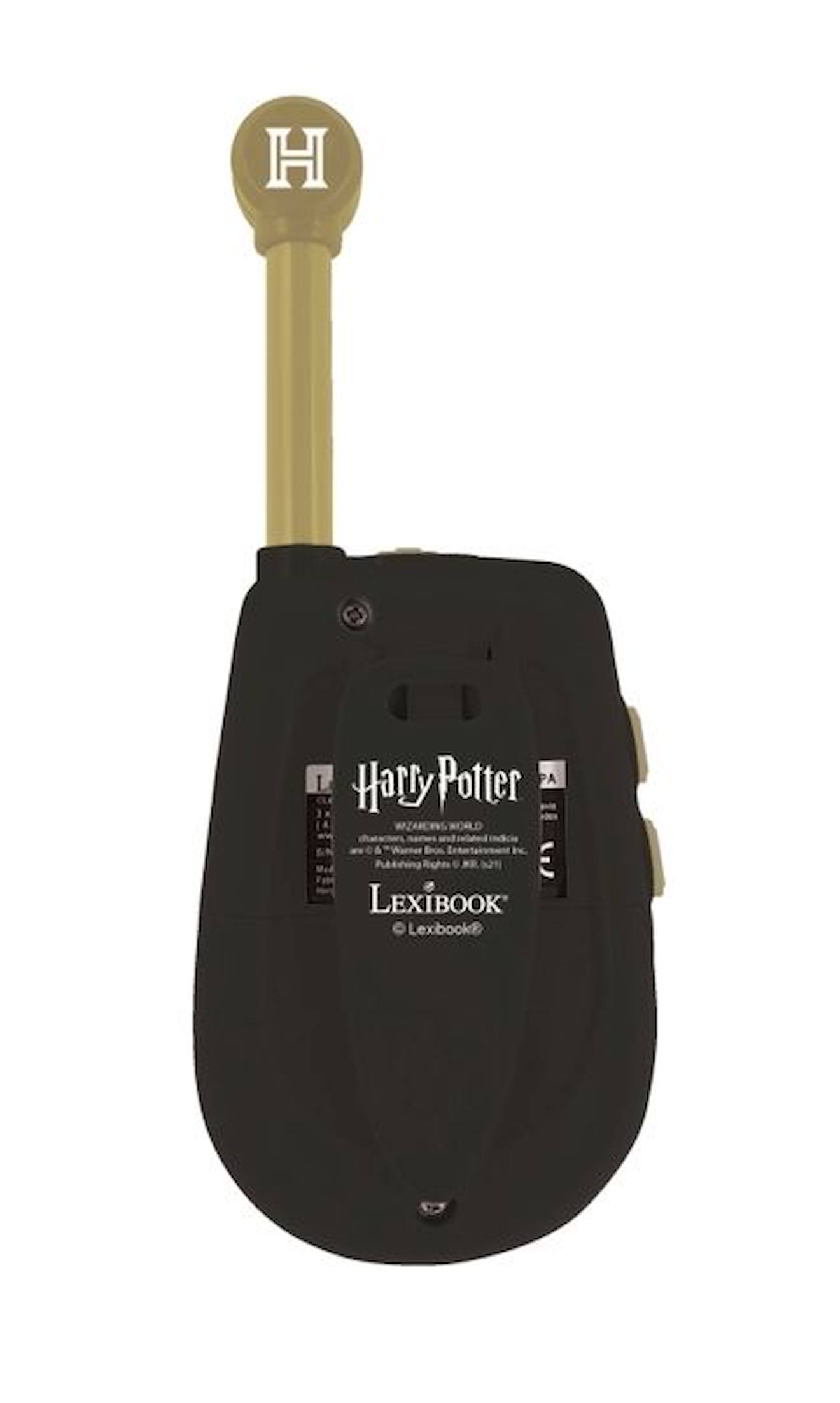 Talkie-Walkies Digitaux Harry Potter portée 2km fonction morse noir