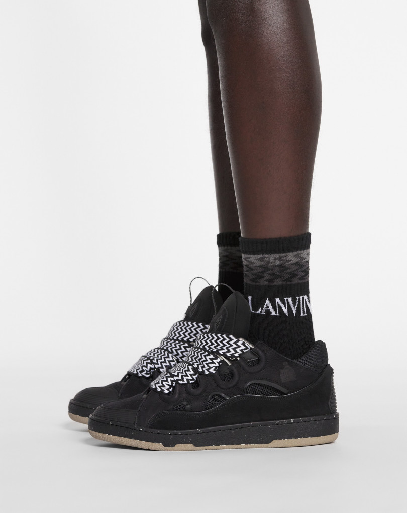 SNEAKERS CURB EN CUIR