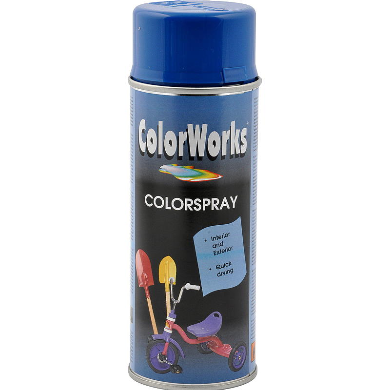 ColorWorks Spraymaling 400ml Mørkblå Colorworks