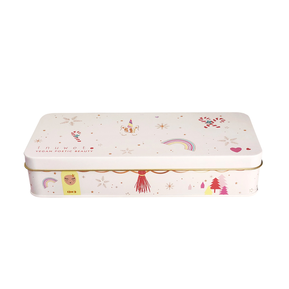 Inuwet Pompon Box Boite Métal Collector 7 Baumes Baume à lèvres Naturel & Vegan