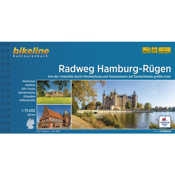 RADFERNWEG HAMBURG-RÜGEN - Radwanderführer