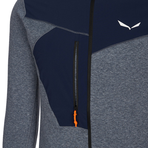 PUEZ 2 DRY M L/S HOOD FZ TEE Herren - Fleecejacke