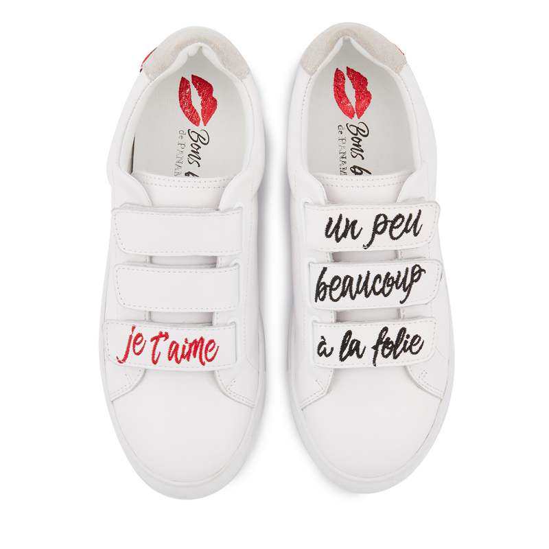 Baskets en cuir Edith je t'aime