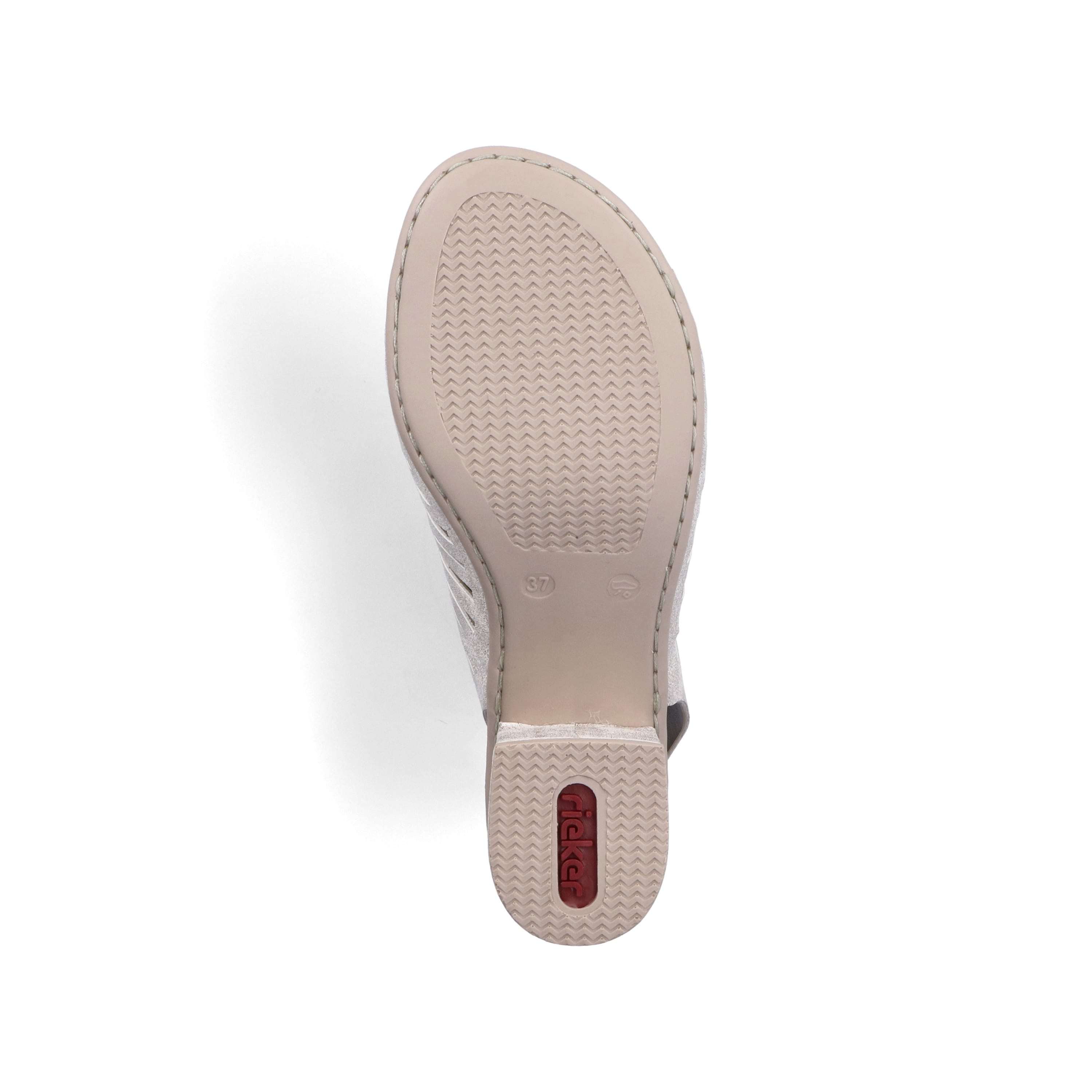 Rieker Damen Riemchensandaletten silber-metallic