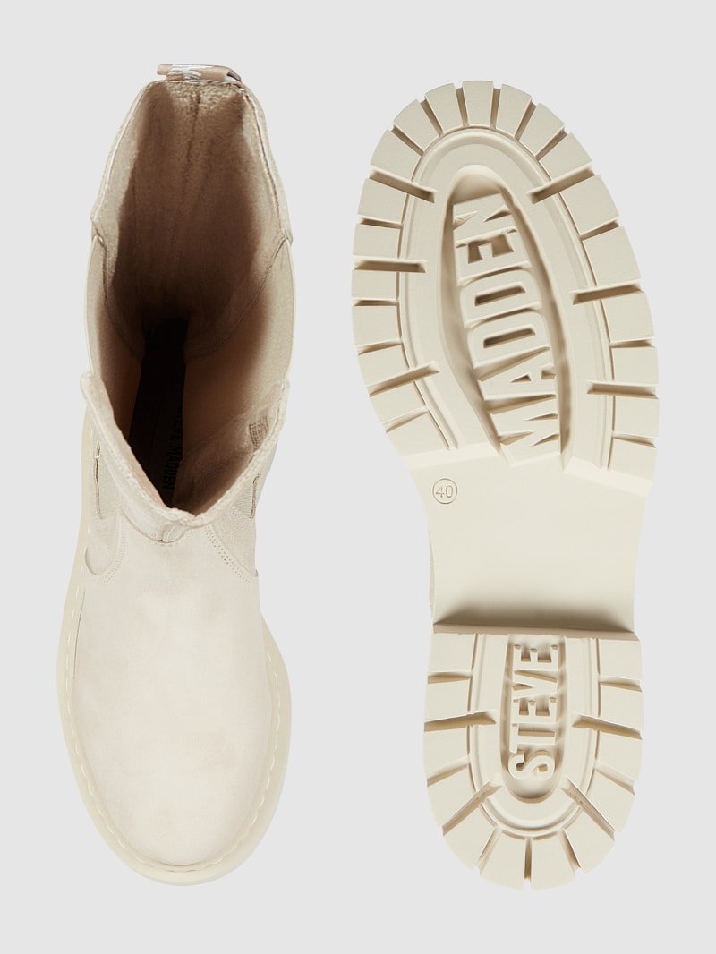 Chelsea Boots aus Leder Modell 'Vivianne' in beige